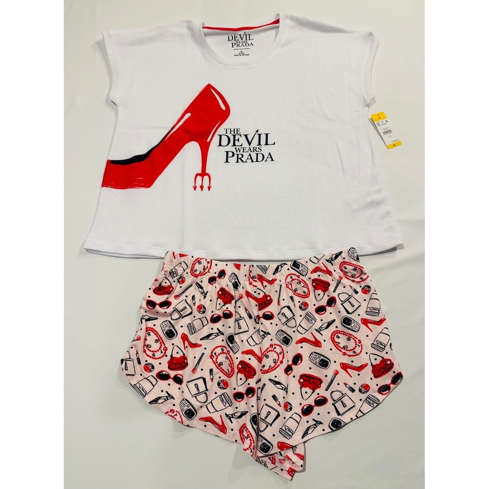The Devil Wears Prada Girls 2-Piece Pajama Set size L